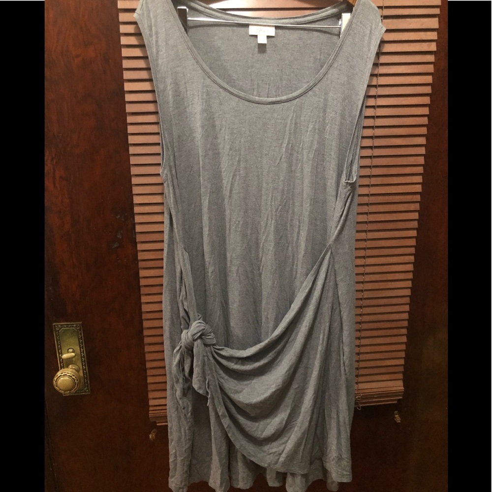 Plus Size Tie-Front Swing Dress